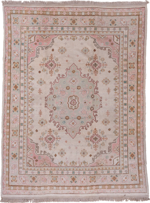 Antique Oushak Area Rug (7' x 10')